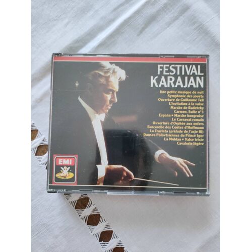 Festival Karajan.Double Album.Les Cd Sont En Très Bon État.Le Double Boîtier Comporte Quelques Traces D'usage