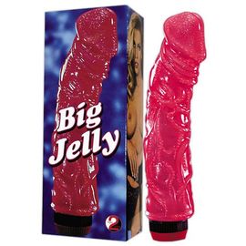 Vibro Big Jelly Rouge