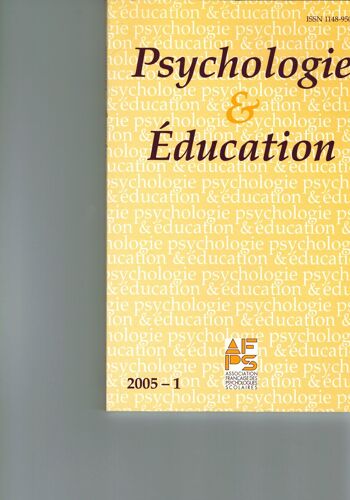 Psychologie & Education 1