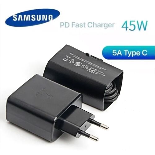Chargeur 45W Prise Secteur Samsung USB-C Original 5A + Cable Cordon Pour Galaxy A56 S22 S23 S24 S25 Plus Ultra 5G