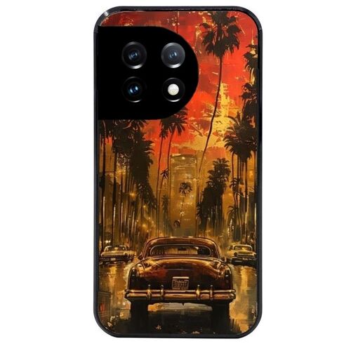 Coque Noire Pour Oneplus 11 Hawaii Vintage