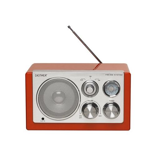 DENVER TR-61 - Radio portable - rouge