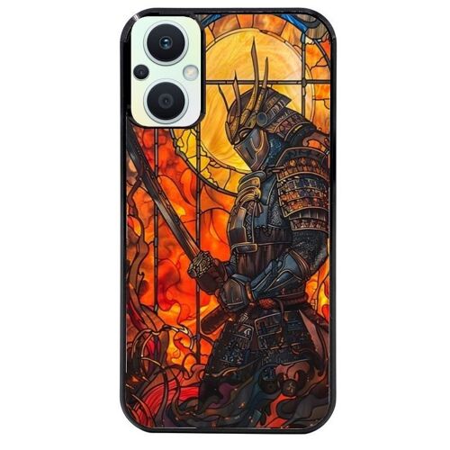 Coque Noire Pour Reno 8 Lite Samourai Epee