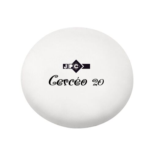 Jpc Creations Gomme Blanche 46x13 Mm  "Cercéo 20" Caout Sans Pvc