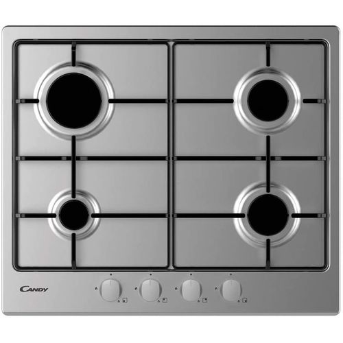Table de cuisson Gaz Candy CHW6BRX 60 cm - Acier inoxydable
