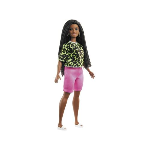 Barbie Fashionista T-Shirt Léopard Fluo Mattel Gyb00