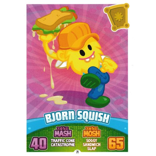 Carte Moshi Monsters Mash Up Code Breakers Bjorn Squish N° 71