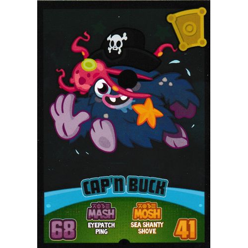 Carte Moshi Monsters Mash Up Code Breakers Cap'n Buck N° 187 Foil