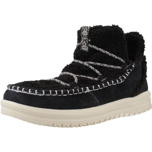 Hey Dude Camden Suede Cozy Colour Noir