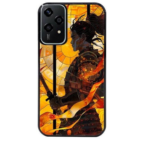 Coque Noire Pour Honor 200 Lite Samourai Sun