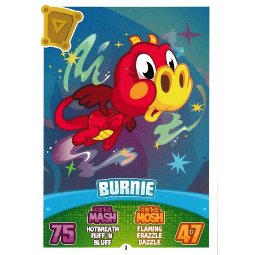 Carte Moshi Monsters Mash Up Code Breakers Burnie N° 3