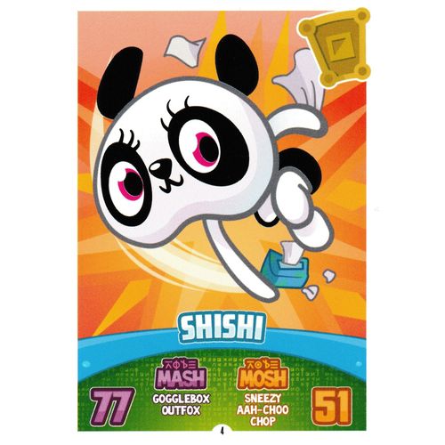 Carte Moshi Monsters Mash Up Code Breakers Shishi N° 4