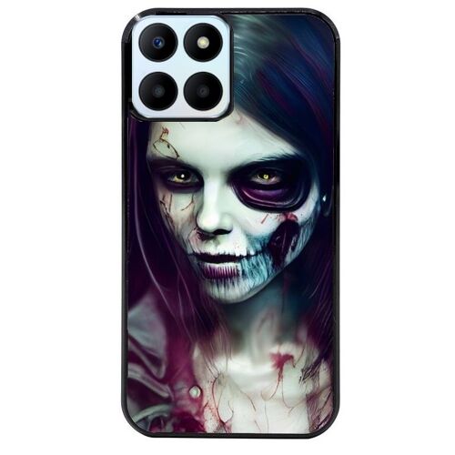 Coque Noire Pour Honor X6b Zombie Girl