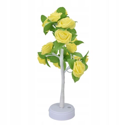 Lampe De Chevet Arbre 20led Simulation Rose Belle