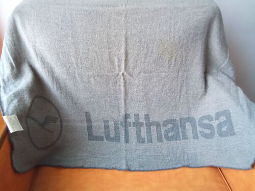 Couverture Cabine Avion Lufthansa Vintage