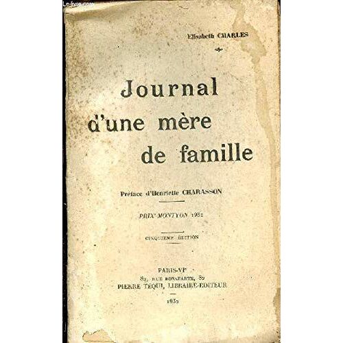 Journal D'une Mere De Famille