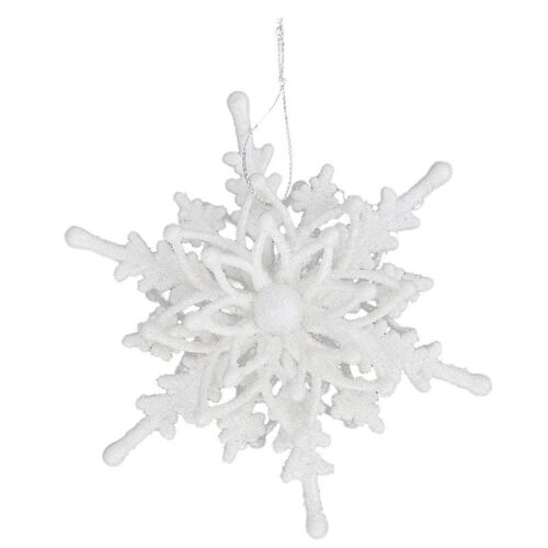 Pendentif De Flocon De Neige 3d, Décoration De Fête De Noël, Ornement D'Arbre, Bricolage
