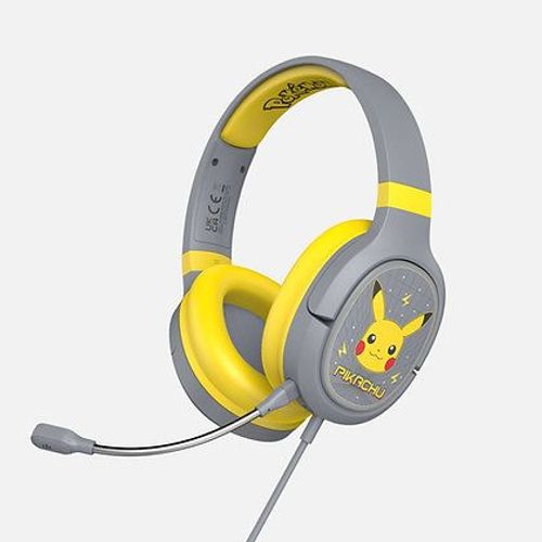 OTL Technologies Pokémon PK0862 casque Casques Avec fil Arceau Gaming Gris, Jaune