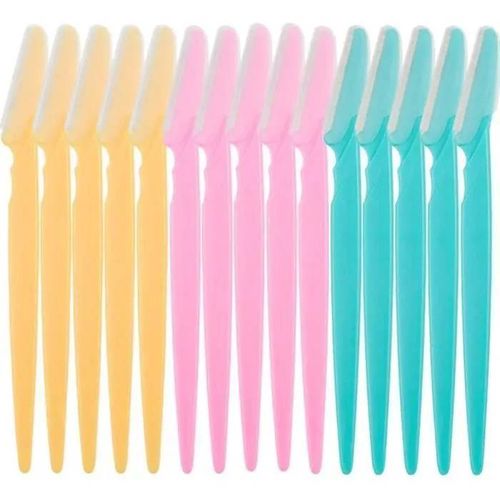 Rasoir Sourcils, Rasoir Visage Manuel Femme, Face Dermaplaning Eyebrow Shaving Razors 15 Pièces 