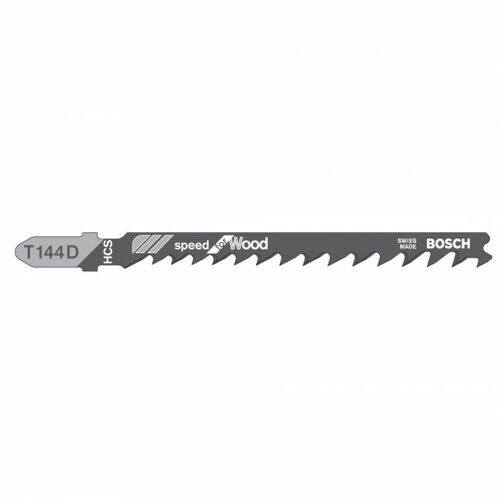 Lot de 3 Lames de scie sauteuse Speed For Wood T744D L 180 mm BOSCH 2608663314