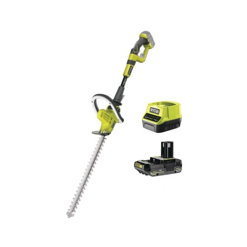 Pack RYOBI Taille-haies OHT1850X - 18V One+ - Bras articulé - 1 Batterie 2.0Ah - 1 Chargeur rapide