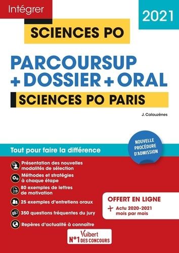 Sciences Po Paris - Parcoursup + Dossier + Oral