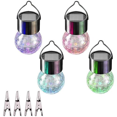 Lumière Solaire Suspendue Extérieure Crack Glass Solar Light Rain Tape Cl