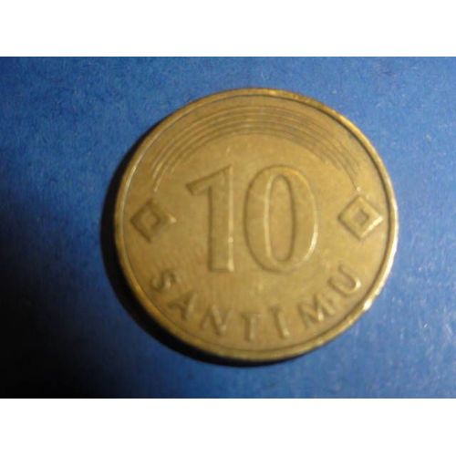 Lettonie 10 Santimu 1992