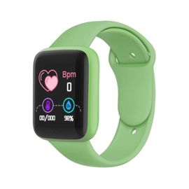 Montre Connectée Numérique Pour Enfants,Rappel D'appel,Comptage Des Pas,Surveillance De La Fréquence Cardiaque,Apple,Enfants,Filles,Hommes,Femmes - Type Green