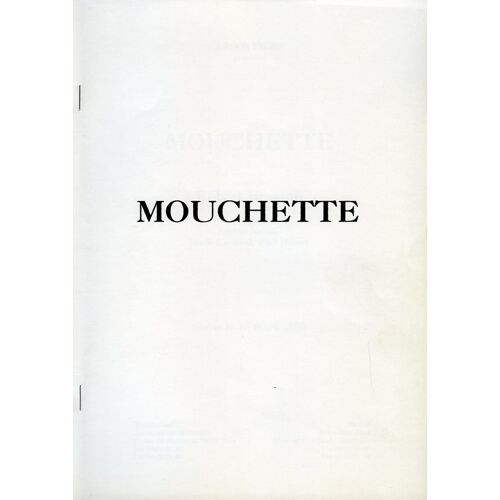 Mouchette, Dossier De Presse, De Robert Bresson, Avec Nadine Nortier, Marie Cardinal, Paul Hébert