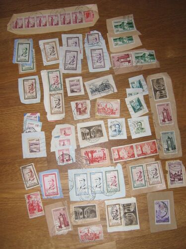 Lot De 58 Timbres Anciens Maroc