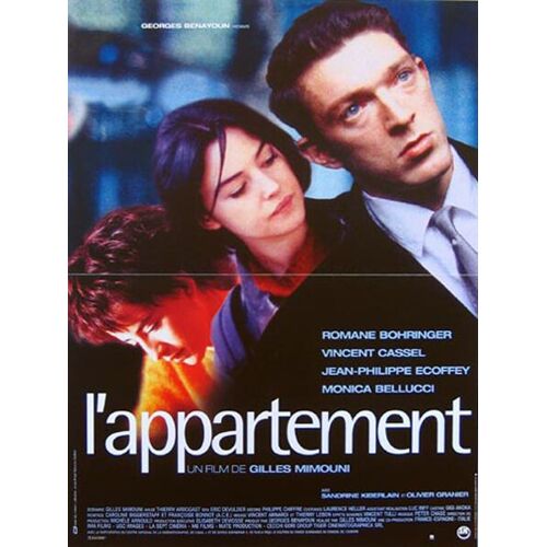 L'appartement - Affiche Originale De Cinéma - Format 40x60 Cm - De Gilles Mimouni Avec Romane Bohringer, Vincent Cassel, Jean-Philippe Écoffey, Monica Bellucci, Sandrine Kiberlain - Année 1996