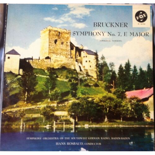 Bruckner  Symphonie 7  (Version Originale) Rosbaud Swf Baden Baden 1957 Edition Originale 1958