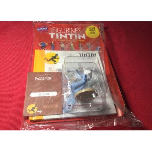 Figurine Milou Mi-Ange Numéro 40 Livret Et Passeport