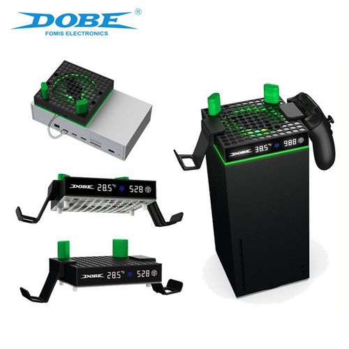 Ventilateur De Refroidissement Et Station De Charge Pour Xbox Series X Et S,Fonction De Contrôle Intelligent De La Température,Batterie 2640mah,2 Pièces