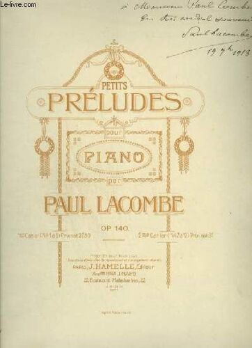Petits Preludes Pour Piano - 2° Cahier : 7 A 12.