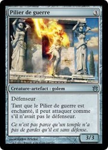 Pilier De Guerre 160 Magic Mtg Créations Divines Vf