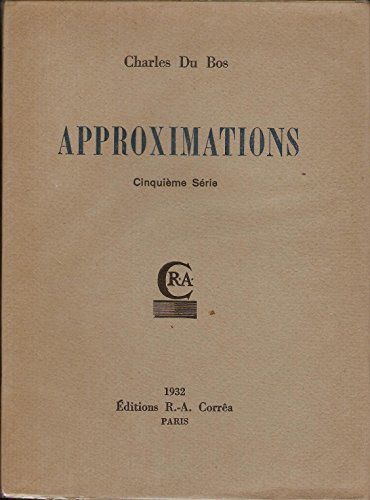 Approximations - Cinquième Série