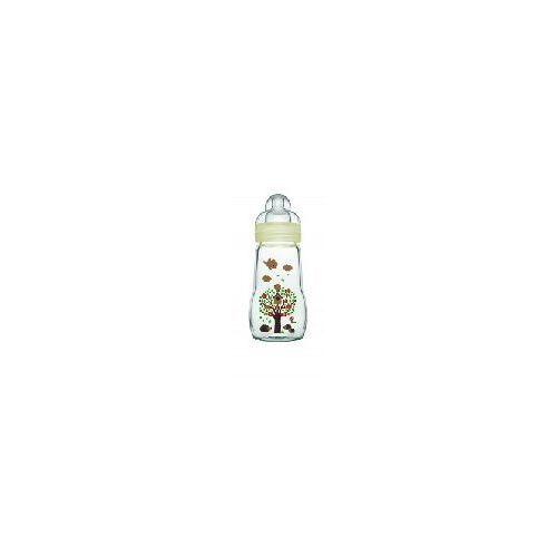 Biberon Verre 1er Âge 260ml Décor Arbre