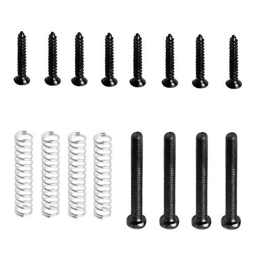 Humbucker Pickup Vis Springs Kit Ring Surround Montage Pièces De Guitare Noir