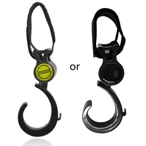 Baby Stroller Organizer Hook Clip For Hanging Diaper Bags Jogging Walking