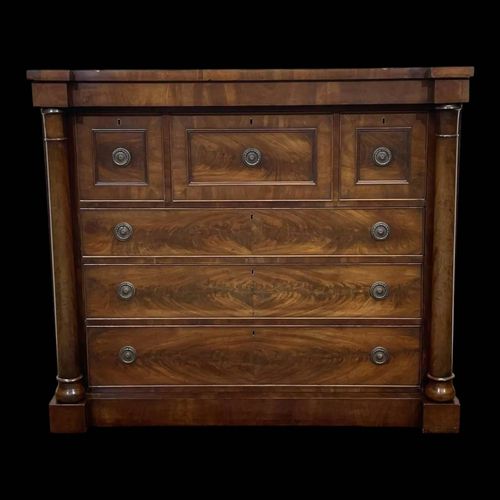 Commode Victorienne Xixme En Acajou Bois