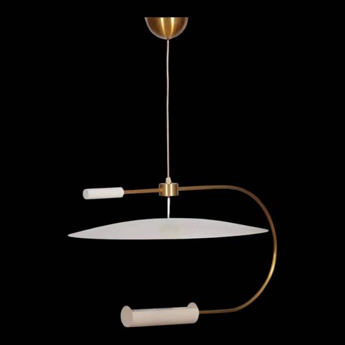 Suspension En Mtal Dite Par Lucien Gau 1980 Dore