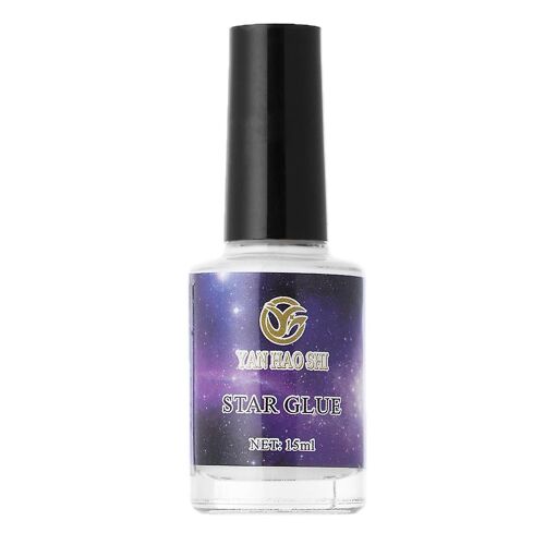 15ml Adhésif Colle Star Glue Pour Feuilles D'ongles Transfert Papier Colle Nail Art Outil 