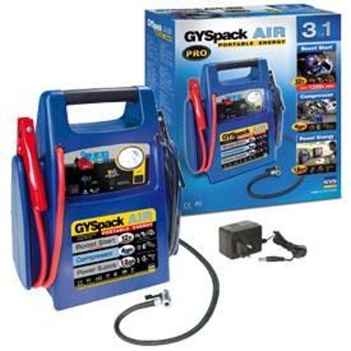 Démarreur Autonome 3 En 1 Avec Fonction Démarreur Compresseur Et Alimentaion 12v Gyspack Air Gys 026322