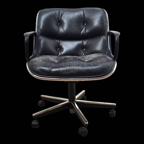Fauteuil De Bureau Charles Pollock Noir