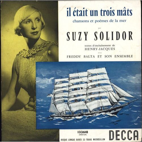10" 25 Cm Il Etait Un Trois Mâts - Chansons Et Poèmes De La Mer