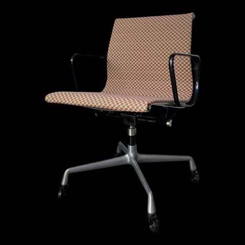 Chaise Bureau Eames Ea117 Herman Miller 1960 Tissu Alexander Girard Multicolore