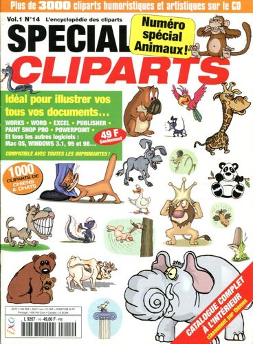 Micro Pour Tous Hors-Série N° 14 : Special Cliparts Animaux