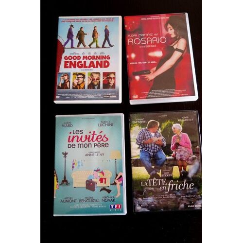 Lot 4 Dvd D'occasion Divers